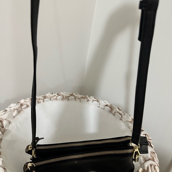 Kate Spade, double zip cross body bag black - Picture 5 of 7